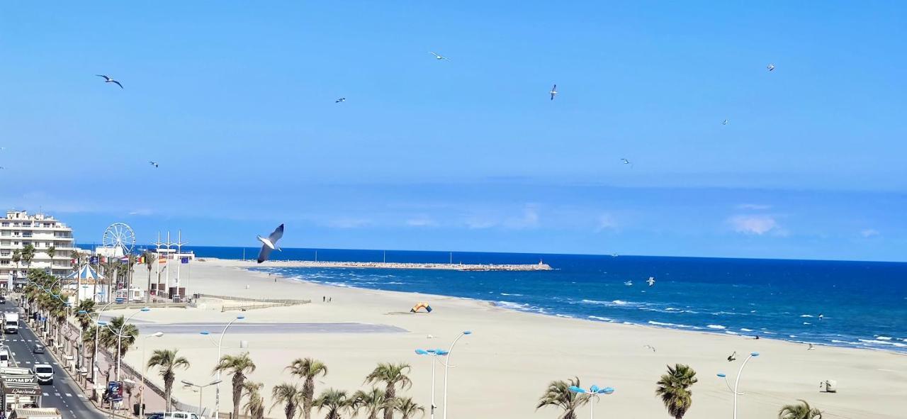 Belle Vue Mer Canet Plage Acces Piscine Couverte Et Chauffee Exterior photo
